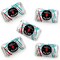 Big Dot of Happiness 50&#x27;s Sock Hop - Mini Candy Bar Wrapper Stickers - 1950s Rock N Roll Party Small Favors - 40 Count